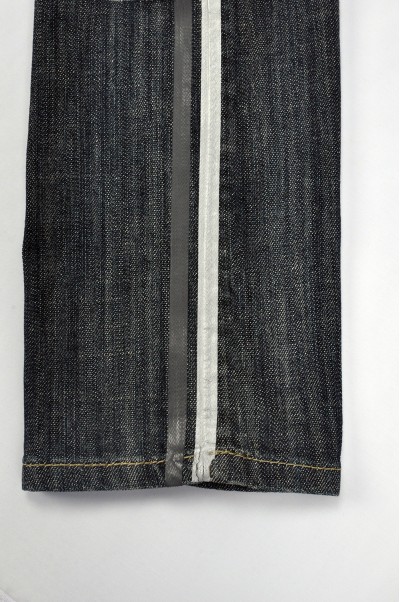 SEML010設計牛仔布款式無縫熱帖  訂做反光效果無縫熱帖款式 高亮熱貼反光膜 熱熔膠  粘合無缝  製作無縫熱帖款式   無縫熱帖制服店 正面照